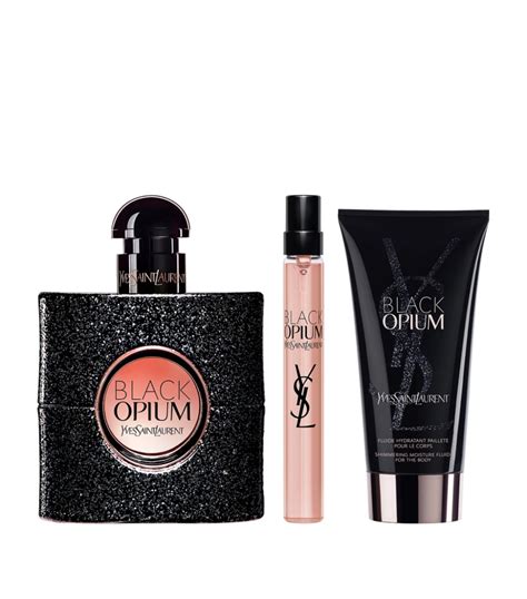 ysl black optimum 90ml gift set|black opium perfume chemist warehouse.